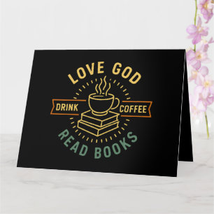 Carte Aime Dieu Bois du Café Lis des Livres Amoureux Vin