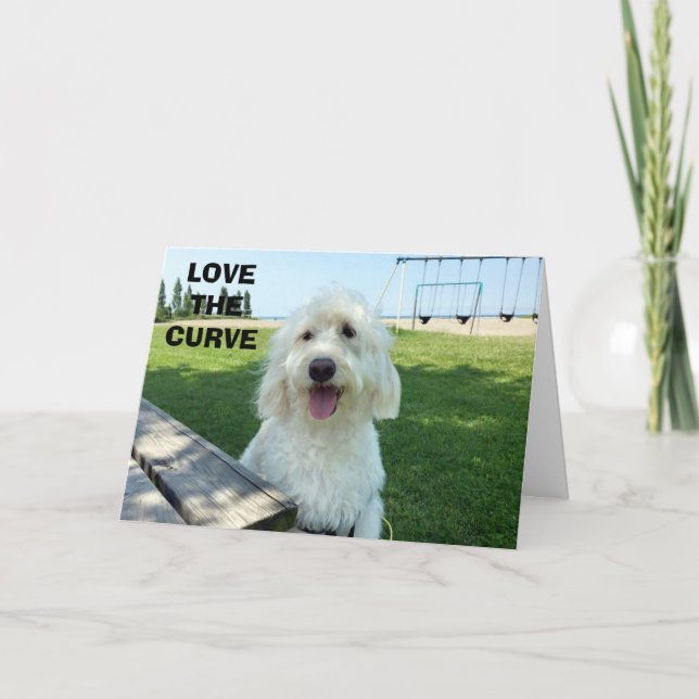 CARTE AIME LA COURBE DE TON BEAU SOURIRE (Devant)