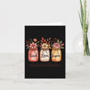Carte Aimer Inspirer Enseigner Potreprise de classe Prof