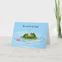 Aimer les grenouilles avec les coeurs Anniversaire