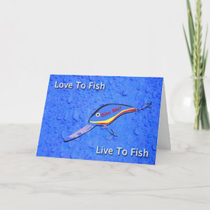 Carte Aimer Poisson Vivre Aux Poissons Anniversaire