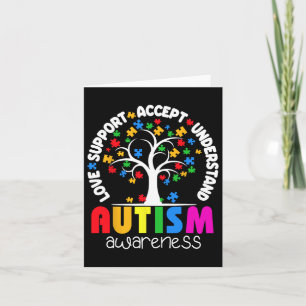 Carte Aimer Support Accepter Comprendre L'Autisme De L'A