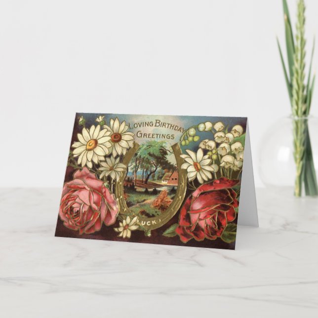 Carte Aimer voeux d'anniversaire (Devant)