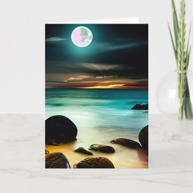 Carte Aimez-vous à la Lune et retour (Devant)