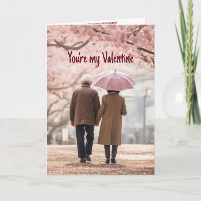 Carte Aimez-vous plus chaque année passée Valentine (Devant)