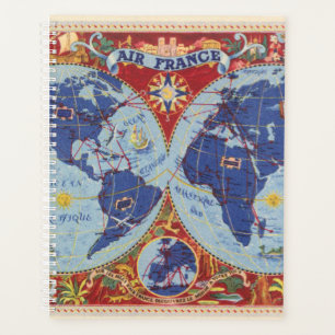 Carte Air France du monde