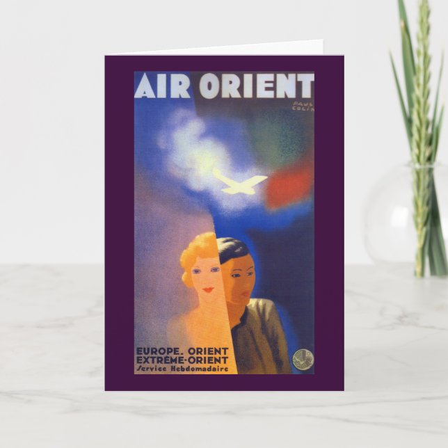 Carte Air Orient ~ Europe - Orient (Devant)