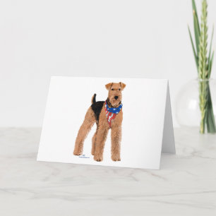 Carte Airedale Terrier