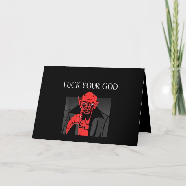 Carte Aist Goat Satan Baphomet GIft (Devant)