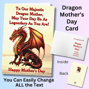 Carte Ajouter Des Noms À Notre Majestic Dragon Mother