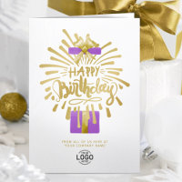 Ajouter Logo Purple Cadeau Gold Fireworks Group An