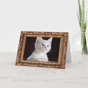 Carte Ajouter Votre Photo Personnalisée Antique Frame