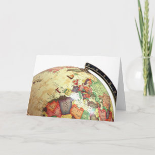 Carte AJOUTER VOTRE PROPRE Globe DE TEXTE