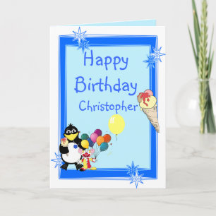Carte Ajouter votre texte Anniversaire
