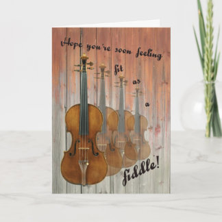 Carte Ajustement comme violon