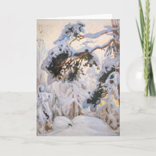 Carte Akseli Gallen-Kallela - Forêt en hiver