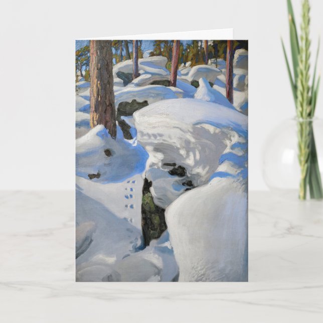 Carte Akseli Gallen-Kallela - Le repaire du Lynx (Devant)