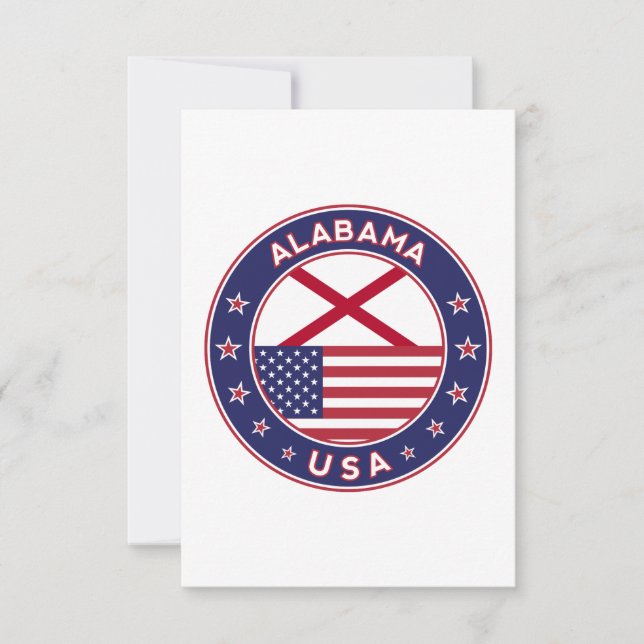 Carte Alabama (Devant)