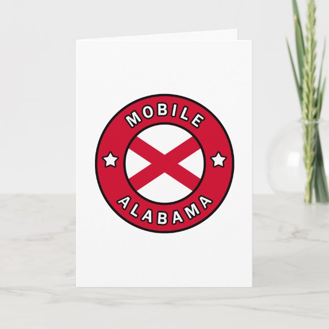 Carte Alabama mobile (Devant)