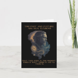 Carte Alan Watts Horloge Temps Illusion Horloge Cosmique