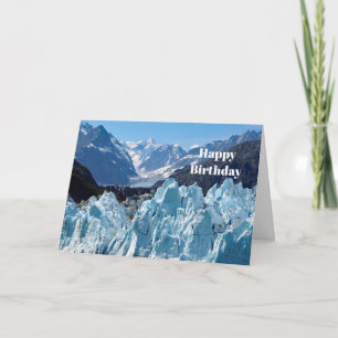 Carte Alaska Glacier Bay Paysage Photo Anniversaire