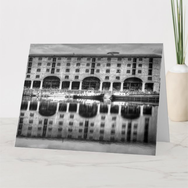 Carte Albert Dock Liverpool (Devant)