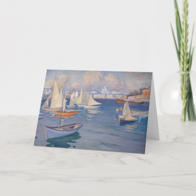 Carte Albert Edelfeel - Port d'Helsinki (Devant)