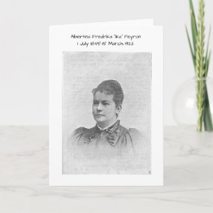 Carte Albertina Fredrika Ika Peyron