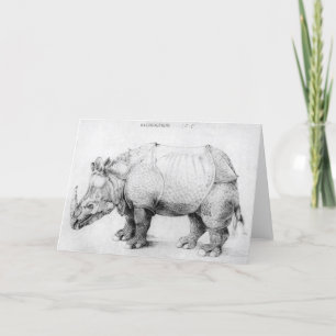Carte Albrecht Durer Rhinoceros
