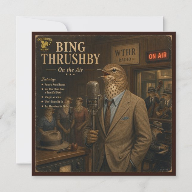 Carte Album Bing Thrushby : une parodie (Devant)