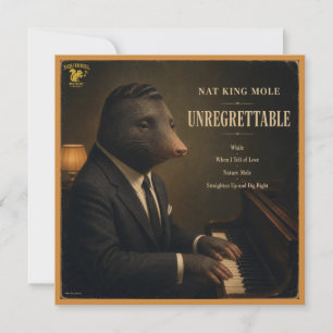 Carte Album Nat King Mole : une parodie