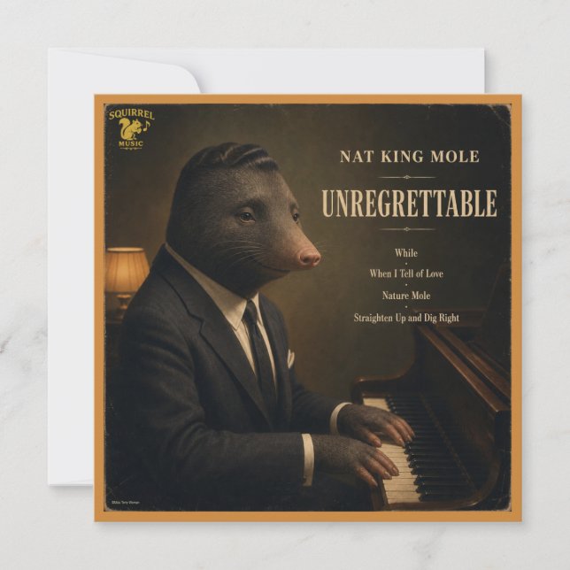 Carte Album Nat King Mole : une parodie (Devant)