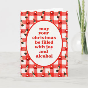Carte Alcool de Noël