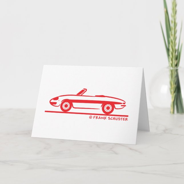 Carte Alfa Romeo Duetto Spider Veloce 1966 (Devant)