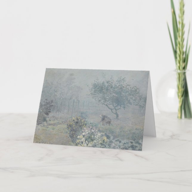 Carte Alfred Sisley - Brouillard, Voisins (Devant)