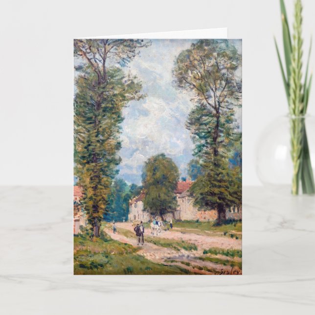 Carte Alfred Sisley - La route de Versailles (Devant)