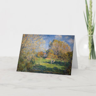 Carte Alfred Sisley - Le Jardin de Hoschede, Montgeron