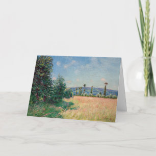 Carte Alfred Sisley - Les prairies de Sahurs au soleil d