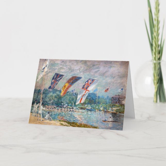 Carte Alfred Sisley - Régates à Molesey (Devant)