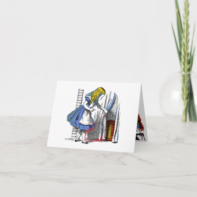 Carte Alice au pays des merveilles (Devant)