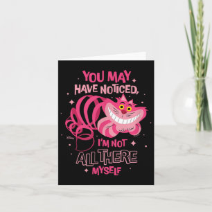 Carte Alice Au Pays Des Merveilles - Cheshire Chat Pas T