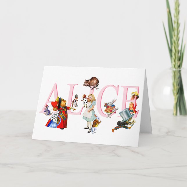 CARTE ALICE ET AMIS (Devant)