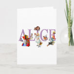 Carte Alice in Wonderland and Friends<br><div class="desc">Alice in Wonderland and Friends,  including the Mad Hatter,  the Queen of Hearts,  the Duchess,  the Caterpillar,  the Cheshire Cat,  the White Rabbit and the Cardmen.</div>