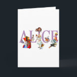 Carte Alice in Wonderland and Friends<br><div class="desc">Alice in Wonderland and Friends,  including the Mad Hatter,  the Queen of Hearts,  the Duchess,  the Caterpillar,  the Cheshire Cat,  the White Rabbit and the Cardmen.</div>