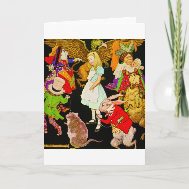 Carte Alice in Wonderland, Jessie Willcox Smith (Devant)