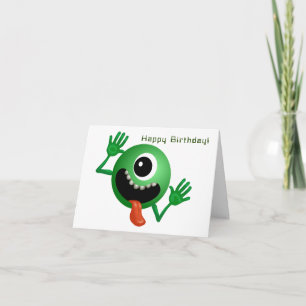 Carte Alien à l'anniversaire