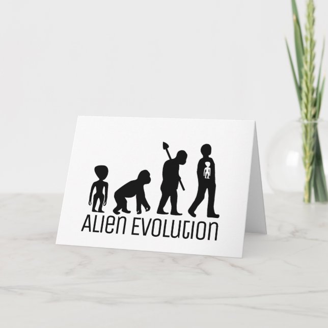 Carte Alien Evolution, Alien extraterrestre (Devant)