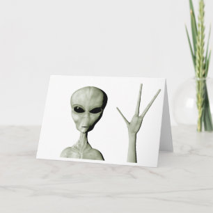 Carte Alien Greeting