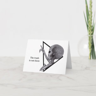 Carte Alien gris, la vérité est là