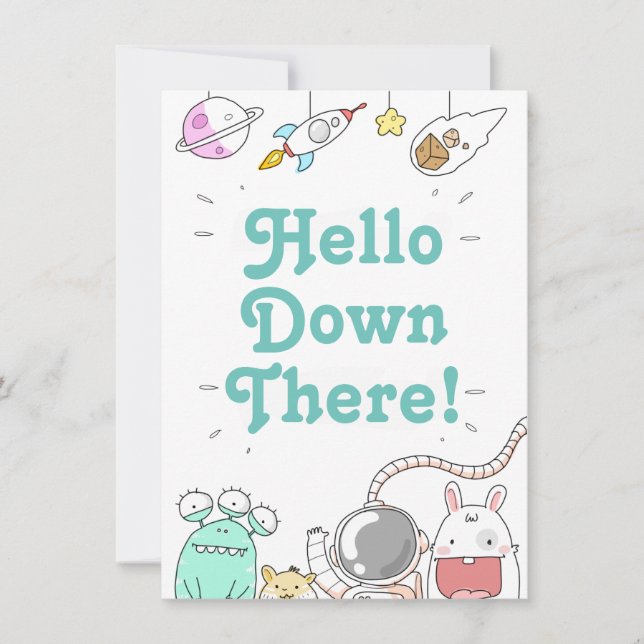 Carte Alien Hello Down There (Devant)